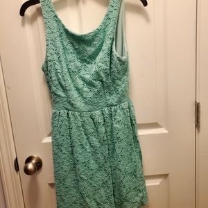 Mint Green Short Dress